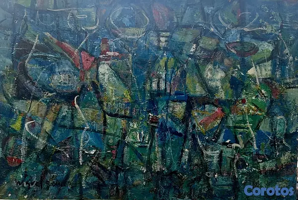 arte y antigüedades - Cuadro del maestro Miguel Gómez 30” x 20” 3