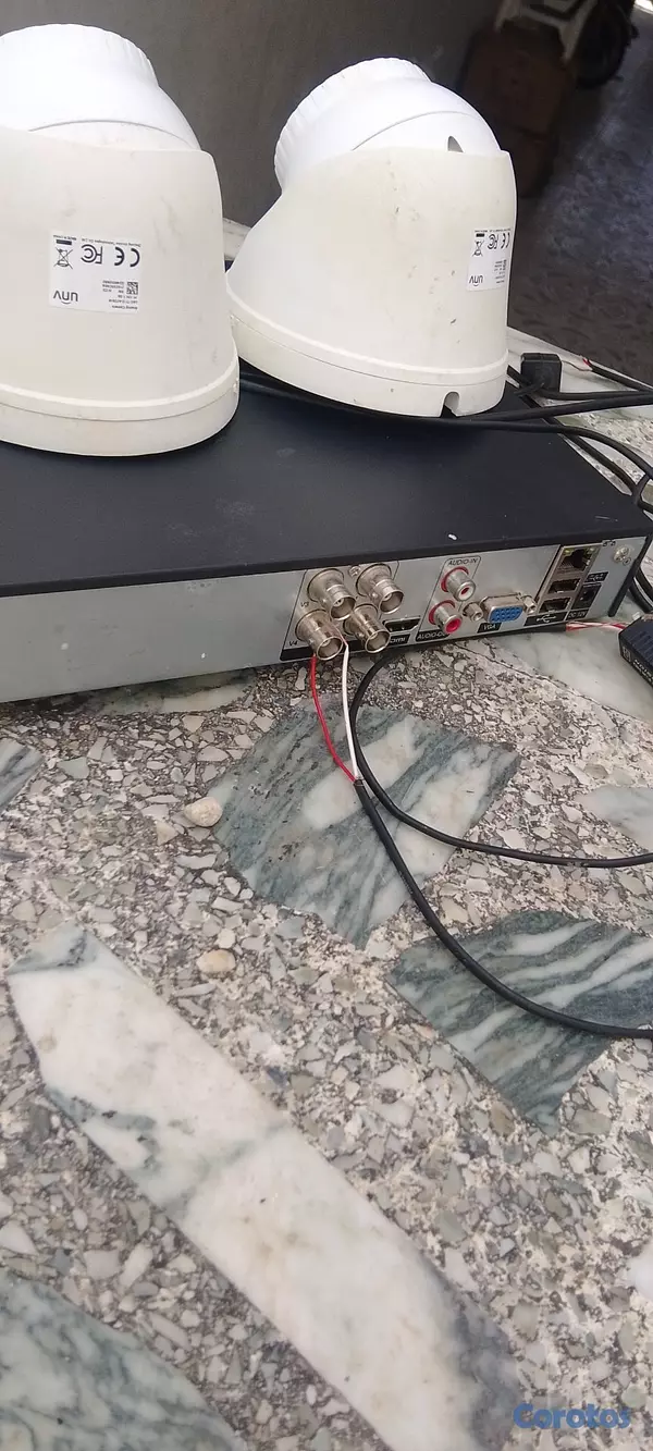 camaras y audio - Dvr de 4 canales con 2 cámaras full color con audi 3