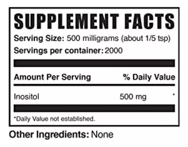 Salud y Equipamiento Médico - Inositol Polvo Vitamina B8 - Unida - Unidad A $5221 2