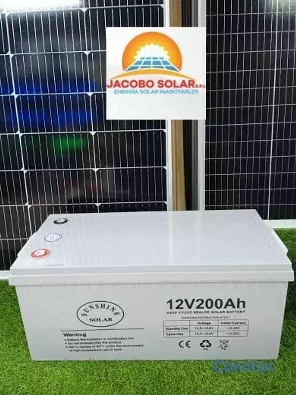 plantas e inversores - Ya llegaron las ofertas en baterías de gelatina tipo industrial de 12v y 200amp