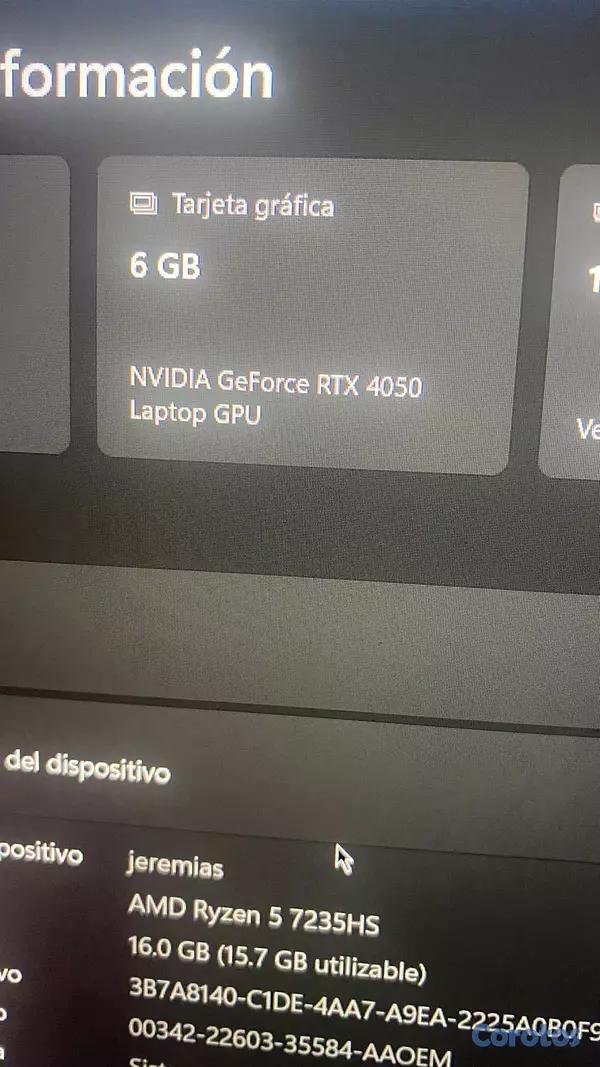computadoras y laptops - Laptop Gaming De oportunidad 4