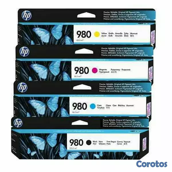 impresoras y scanners - CARTUCHO HP 980 EN TODOS LOS COLORES COMPATIBLE CON  IMPRESORAS X555 Y X585