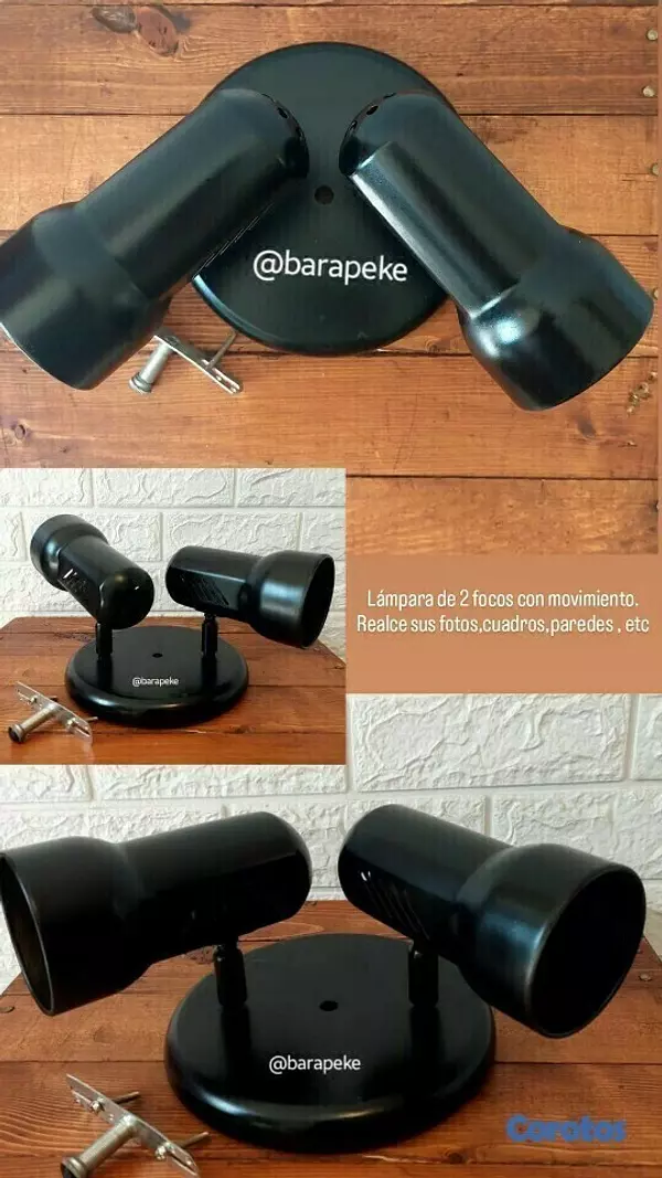 decoración y accesorios - Lámpara de techo con 2 focos 2