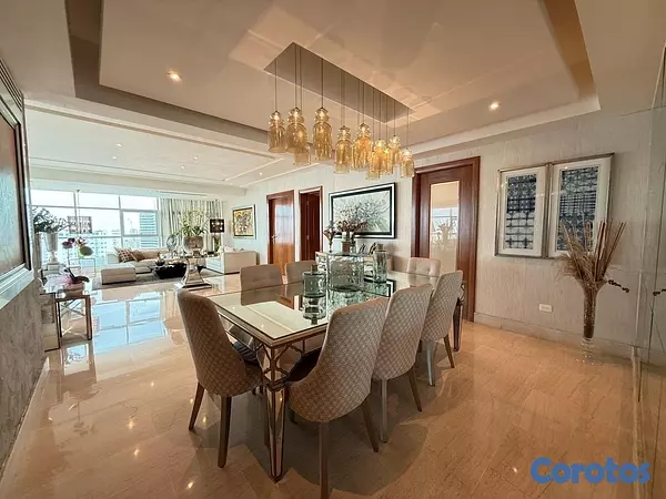 penthouses - PENTHOUSE EN VENTA SECTOR NACO DE 4 HABITACIONES 4 PARQUEOS JACUZZI, TERRAZA 2