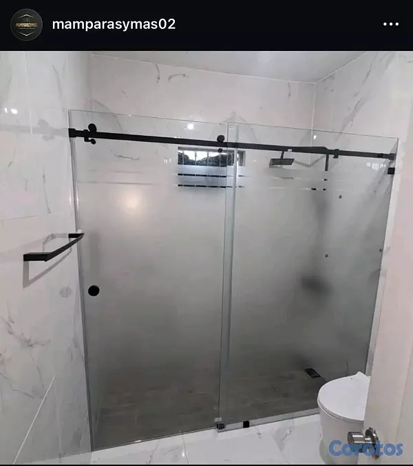 negocios en venta - mamparas, cabinas, puertas abatibles, corredizas tenemos todo y más 3