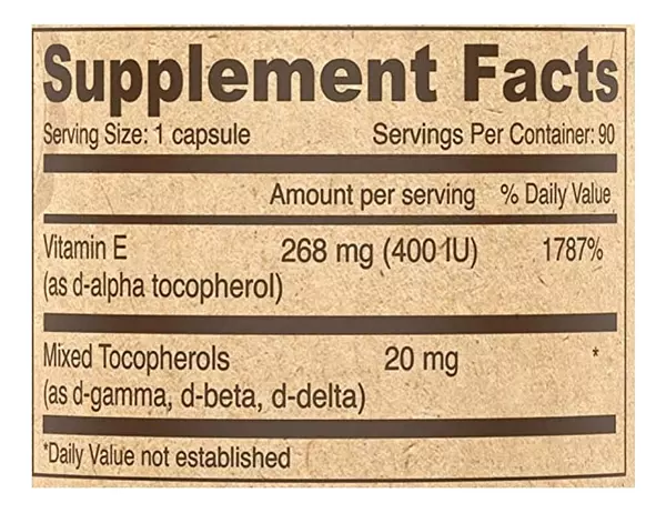 Salud y Equipamiento Médico - Vitamina E Deva Vegan Vitamins - U - Unidad A $3004 2