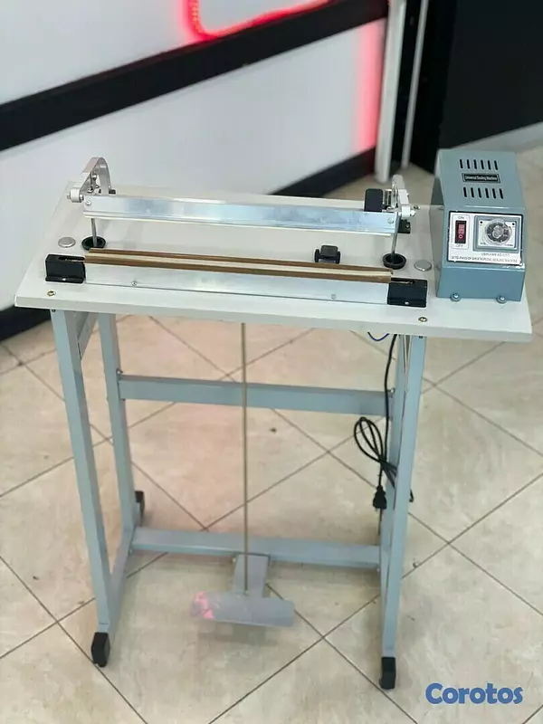equipos profesionales - Selladora manual de bolsas Empaquetadora pedal 16 pulgadas envasadora de fundas 6