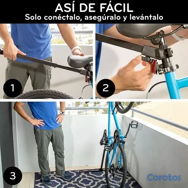 Artículos Deportivos - Soporte Vertical para Bicicletas Bike Nook Turbo 3