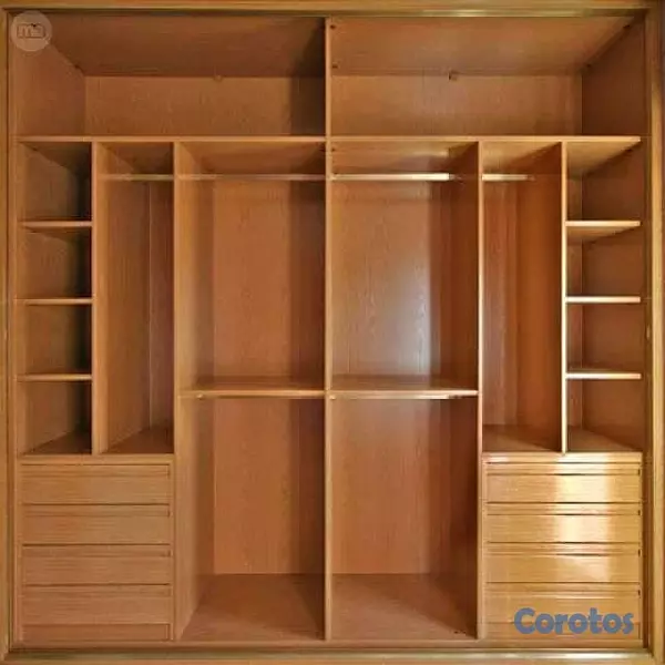 muebles y colchones - Diseño de closet en madera a la medida  4