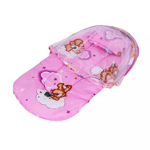 accesorios - Cuna de viaje para bebé, portátil, plegable, con mosquitera de verano.  4