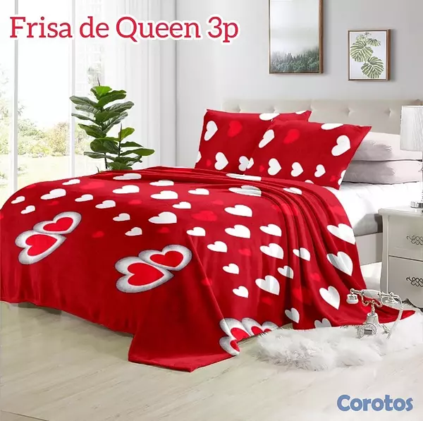 muebles y colchones - juego de frisas suave 3 piezas para cama de 60  3