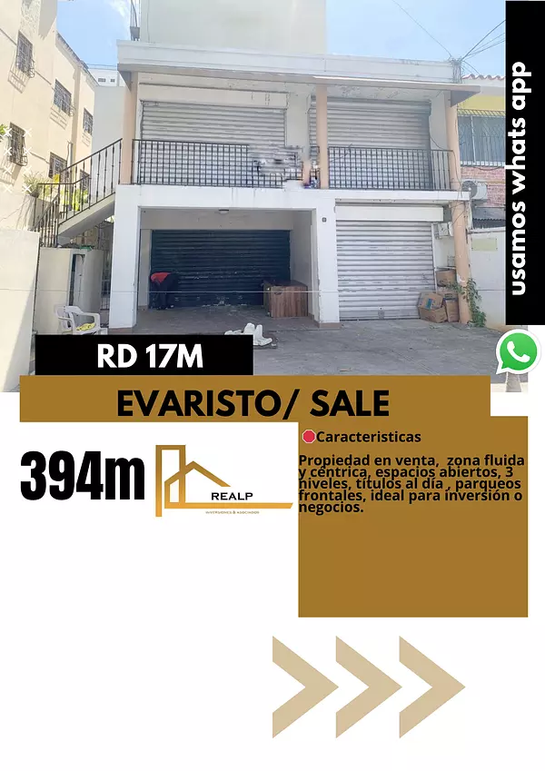 oficinas y locales comerciales - Propiedad comercial en Evaristo  1
