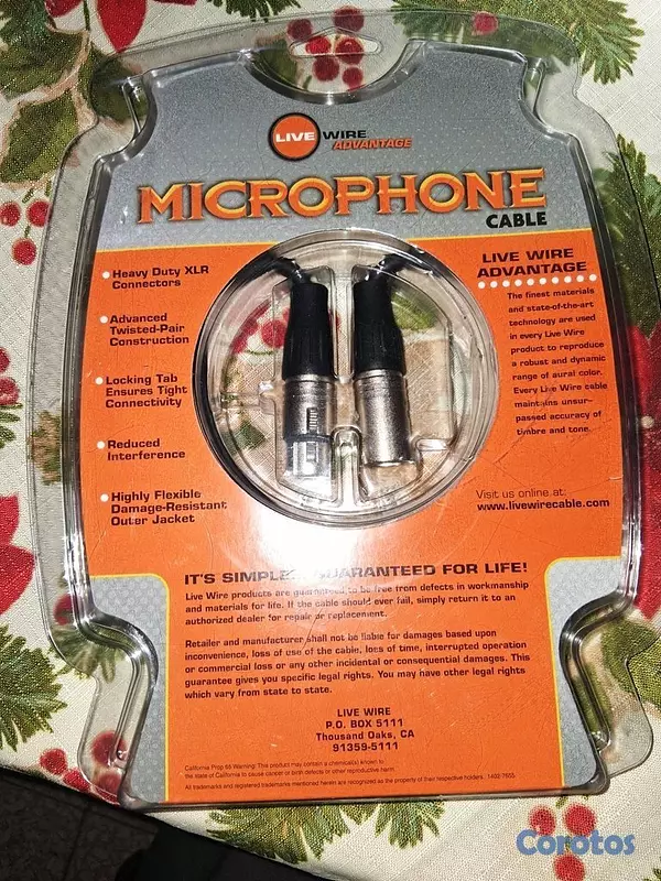 accesorios para electronica - Cable para microfono XLR 15 NUEVO  6