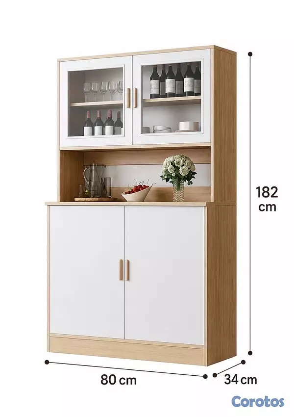 decoración y accesorios - *GABINETE MULTIUSO/ VITRINA BAR*

▪️*IDEAL PARA COMEDOR, COCINA O  2