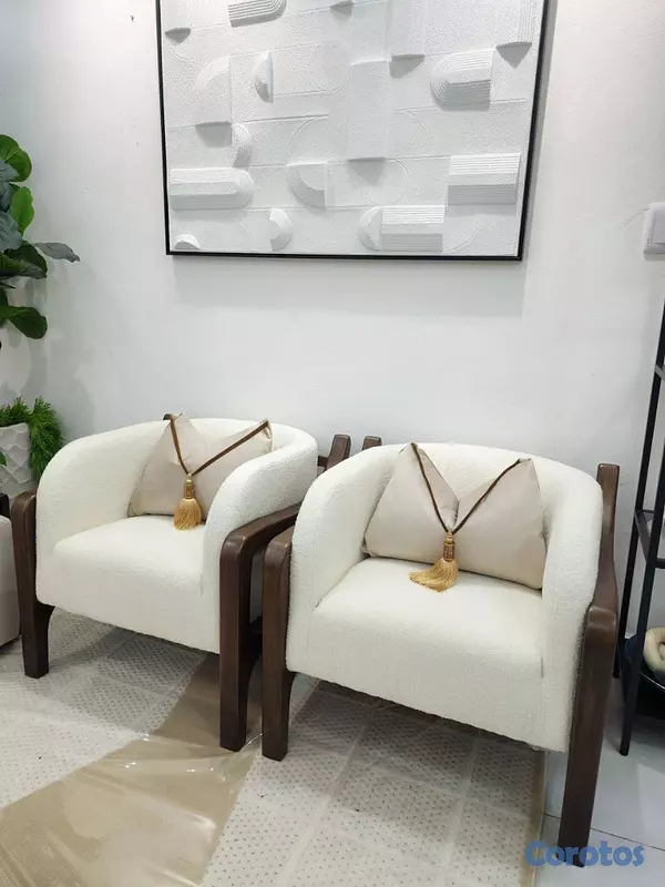 muebles y colchones - Butaca en madera con diseño moderno 3