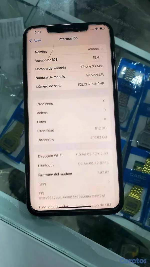 celulares y tabletas - Iphone Xs Max 512GB Factory 3