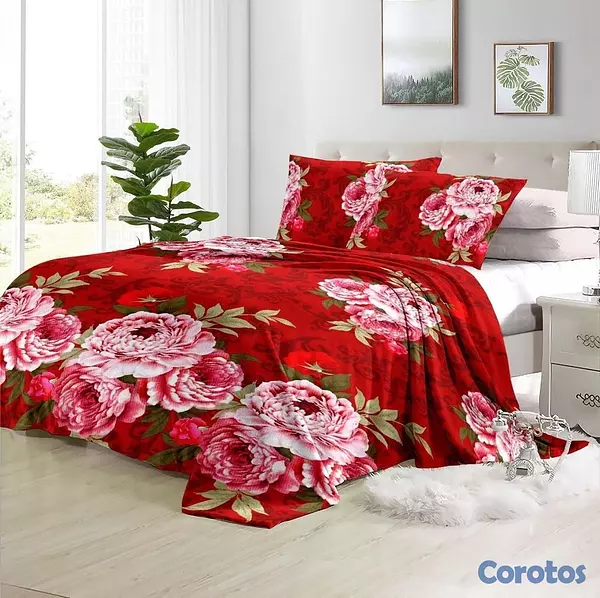 muebles y colchones - juego de frisas suave 3 piezas para cama de 60  4