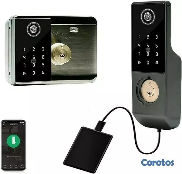 decoración y accesorios - CERRADURA PARA PUERTA DE HIERRO 4