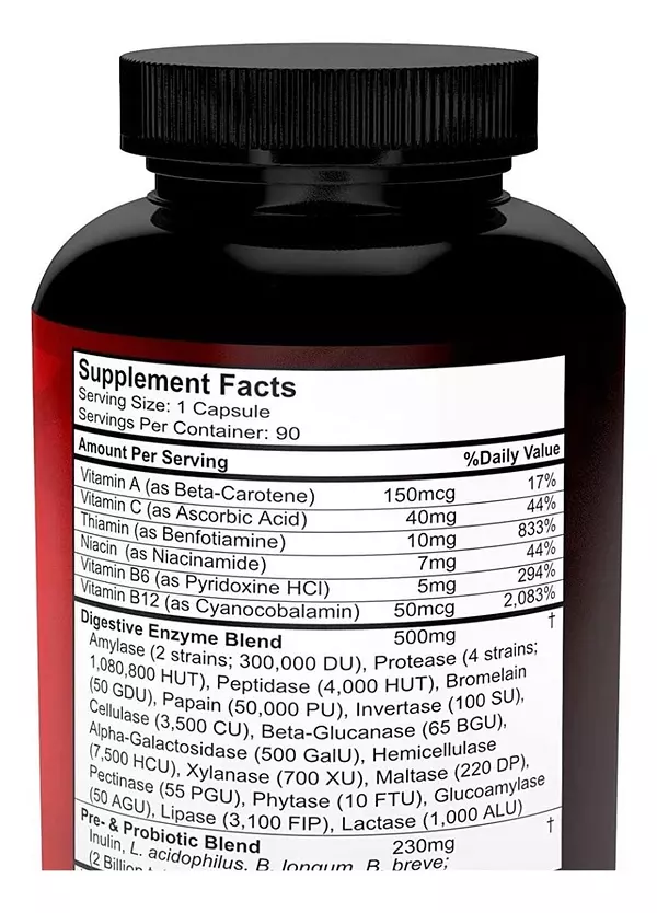 Salud y Equipamiento Médico - Enzimas Digestivas Divine Bount 2