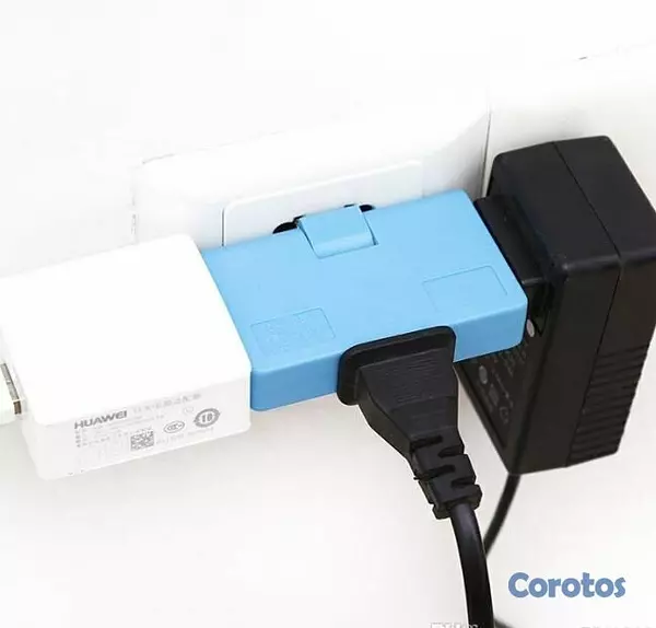 computadoras y laptops - ENCHUFLE TRIPLE FLEXIBLE HS-E-3C1 4
