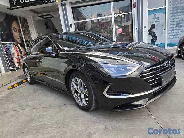 carros - HYUNDAI SONATA DN8 2020 NEGRO GASOLINA 4