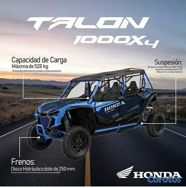 vehiculos recreativos - HONDA TALÓN 10004X 2