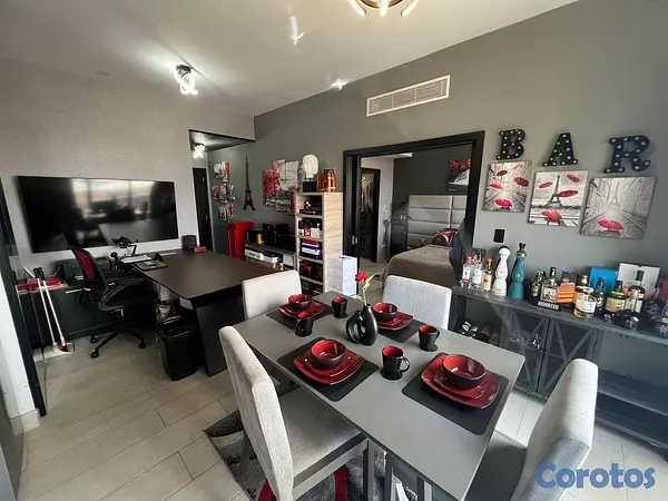 apartamentos - vendo amueblado bella vista sur torre de lujo una habitación 1.5 baños balcón  5