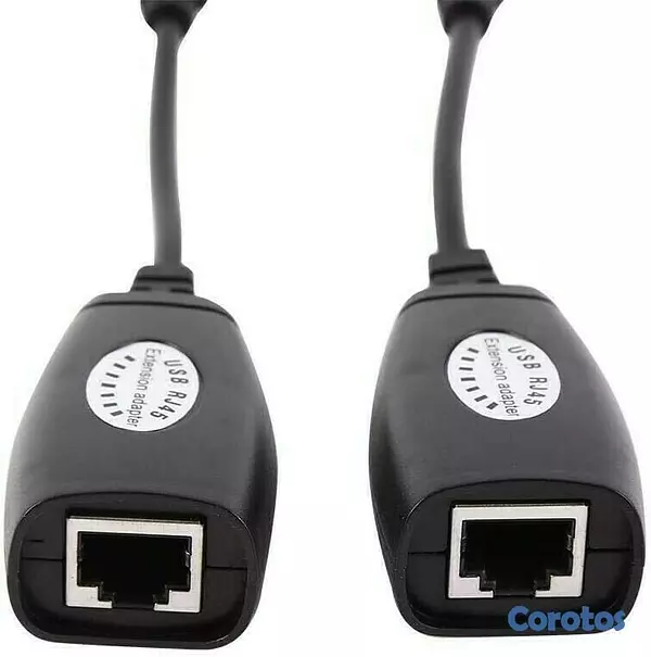 accesorios para electronica - Adaptador de extensión USB 2.0 a RJ45 maximo 150FT largo. 3
