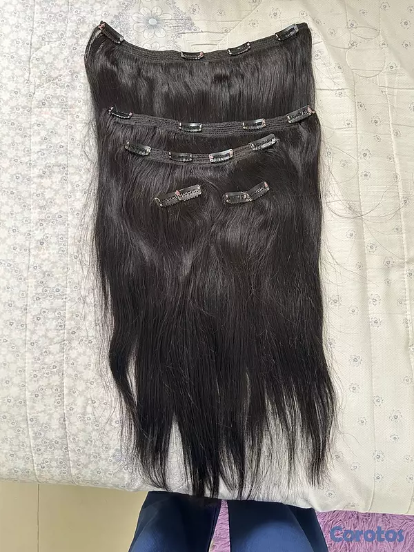 salud y belleza - Extensiones de cabello naturales 100% 4