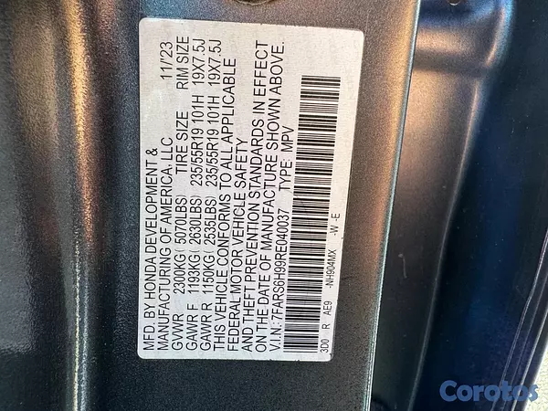 jeepetas y camionetas - HONDA CR-V SPORT TOURING 2024  12