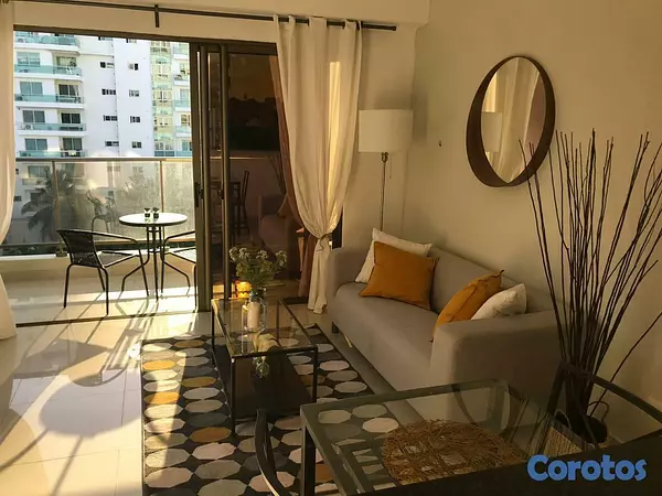 apartamentos - APARTAMENTO EN ALQUILER AMUEBLADO EN ENSANCHE PIAN 2