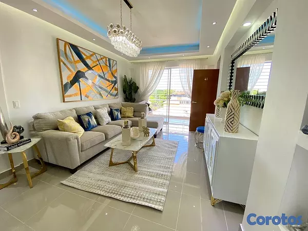 apartamentos - venta de apartamento de lujo en vista hermosa Santo Domingo este 100mts 8