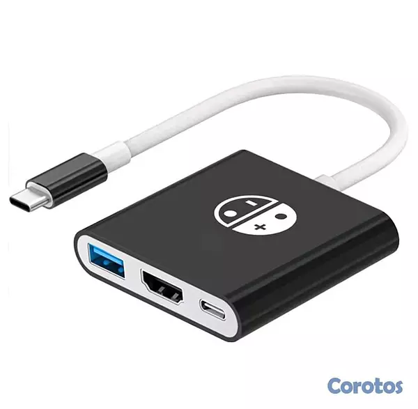 otros electronicos - Adaptador tipo c a hdmi versiones para nintendos switch  10