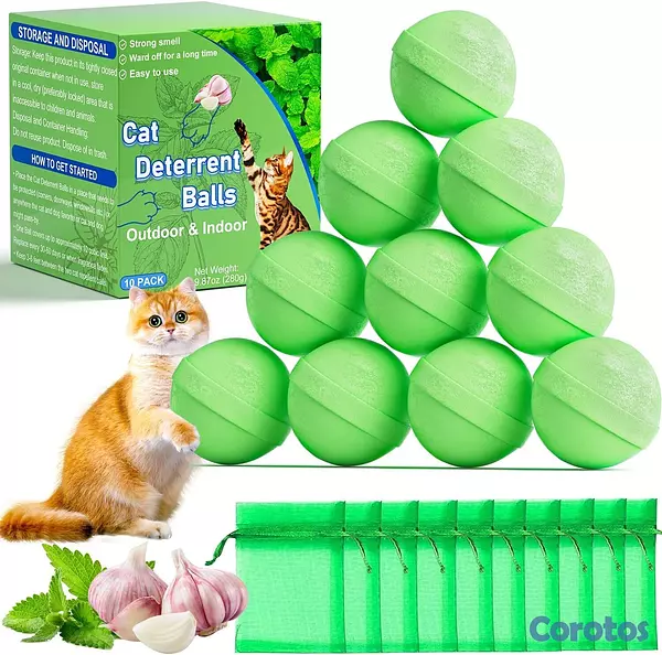animales y mascotas - Repelente para gatos estilo Mimo, con aceite de me 3