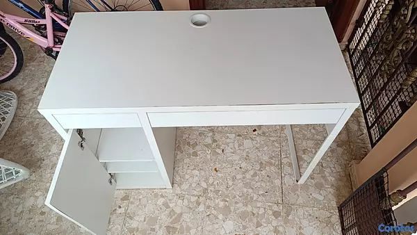 muebles y colchones - ESCRITORIO BLANCO 3