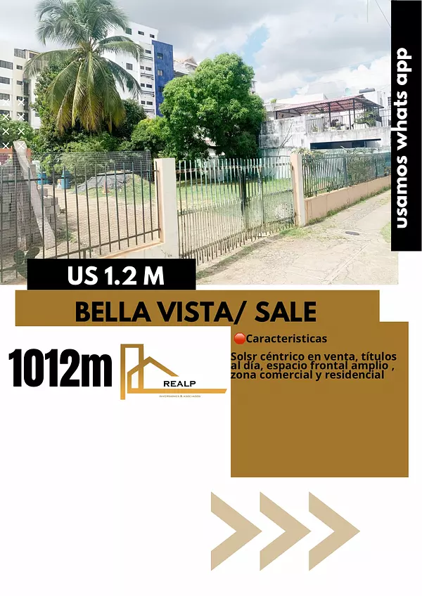 solares y terrenos - Solar céntrico en Venta Bella vista 1