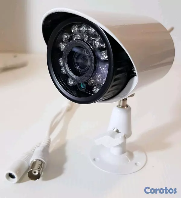 camaras y audio - kit de 4 cámaras de seguridad  3