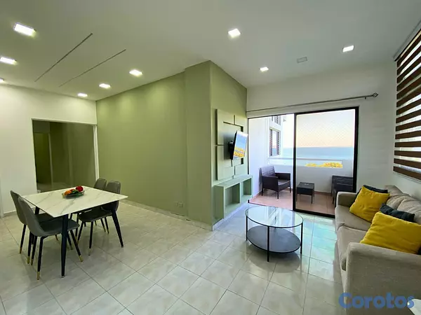 apartamentos - Apartamento amueblado de 2 habitaciones con vista  2