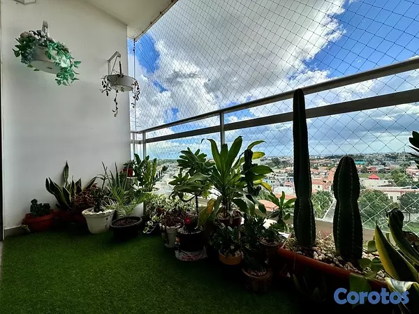 apartamentos - venta de apartamento piso 9 en la charles de Gaulle Santo Domingo este de 89mts 3