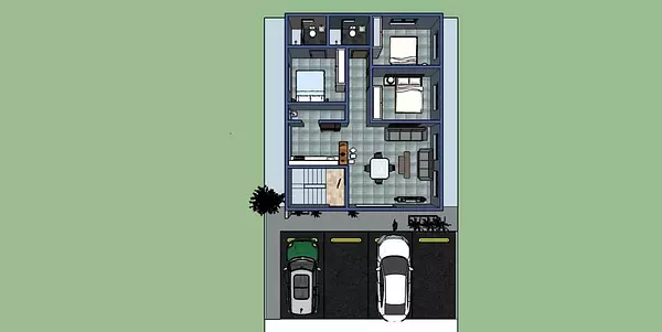 apartamentos - Apartamento nuevo en Carretera Hato Nuevo Los Alcarrizos,3 hab. precio 3,250,000 1
