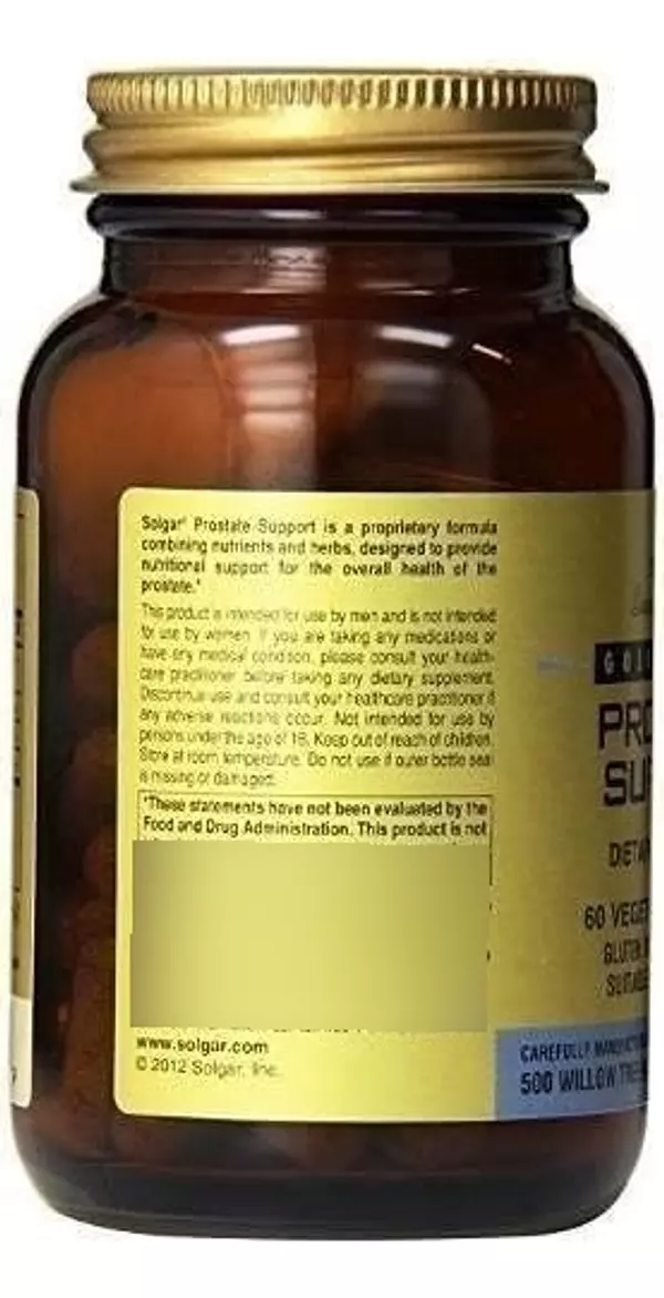 Salud y Equipamiento Médico - Prostate Support Golds Specific Solgar 60 Caps Prostata 3