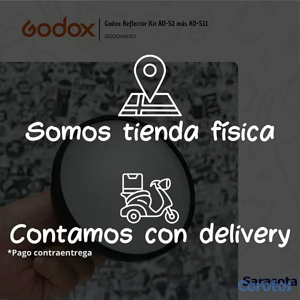 accesorios para electronica - Godox Reflector Kit AD-S2 más AD-S11 para AD200Pro 3