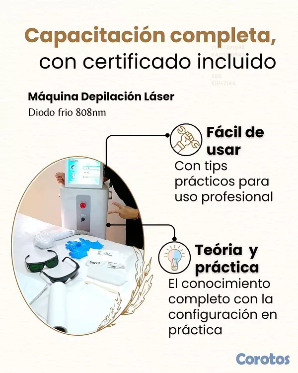 servicios profesionales - Maquina depilacion laser diodo frío 810nm 5