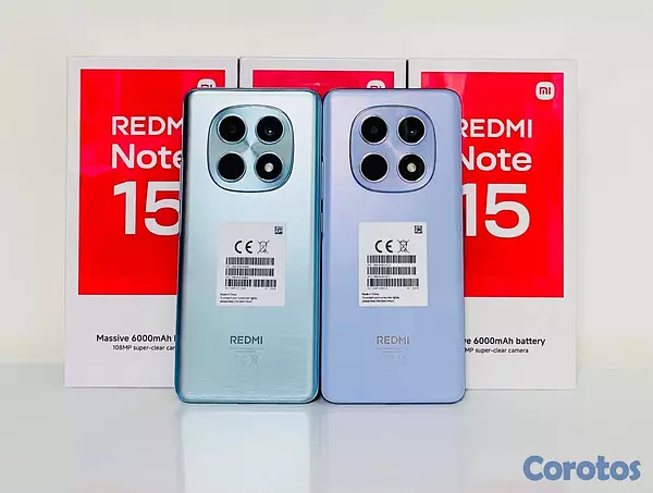 celulares y tabletas - Xiaomi Redmi Note 15 6/128GB