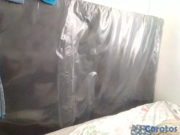 muebles y colchones - Juego de cama nuevo doble pilowtop  3