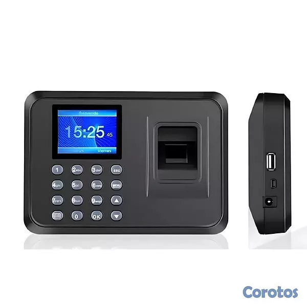 otros electronicos - Reloj de Asistencia Ponchador Huella Digital Contr 1