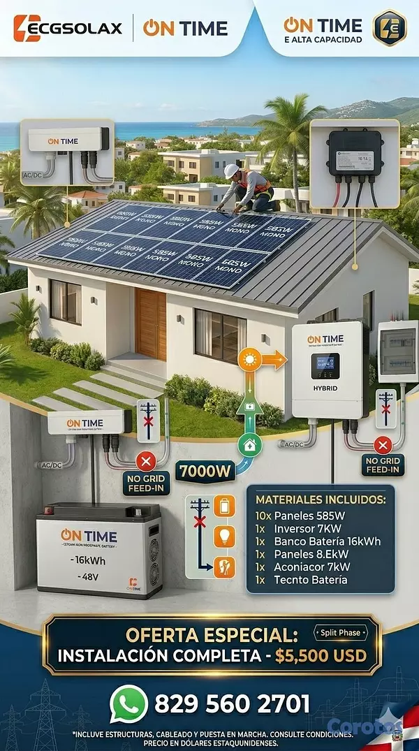 plantas e inversores - Paneles solares 3