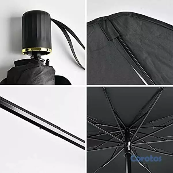 accesorios para vehiculos - Parasol plegable tipo sombrilla para vehículo 4
