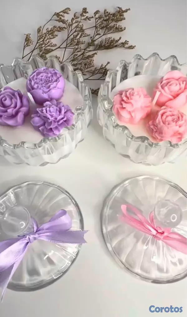 decoración y accesorios - Velones artesanales con esencia  10