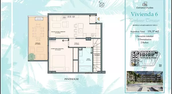 penthouses - Bayahibe - Penthouse de 2 habitaciones amueblado 7